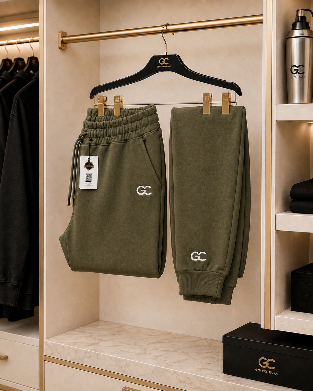 GC SIGNATURE JOGGERS&SWEATPANTS Slim Fit-Cotton