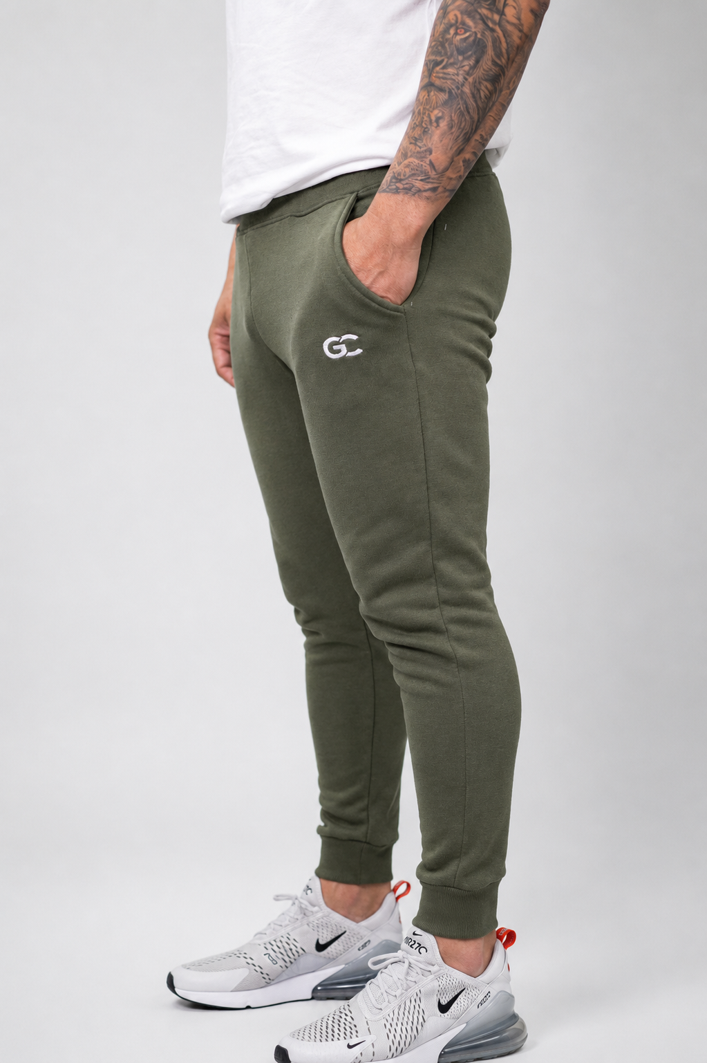 GC SIGNATURE JOGGER OLIVE GREEN