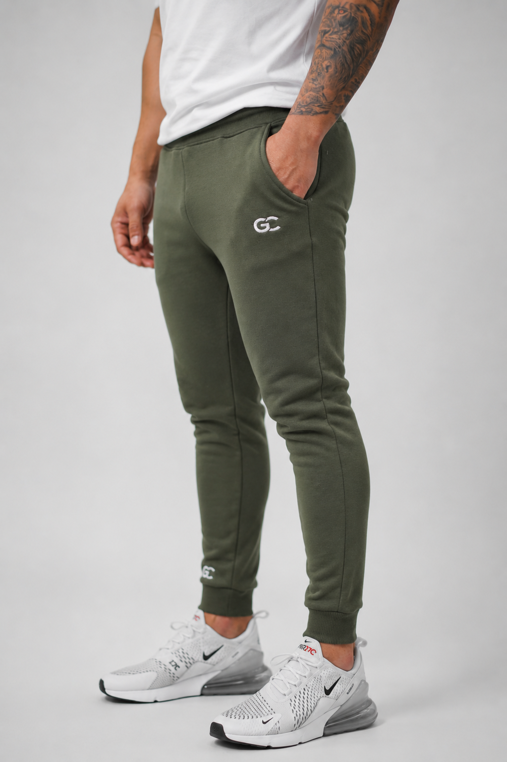 GC SIGNATURE JOGGER OLIVE GREEN