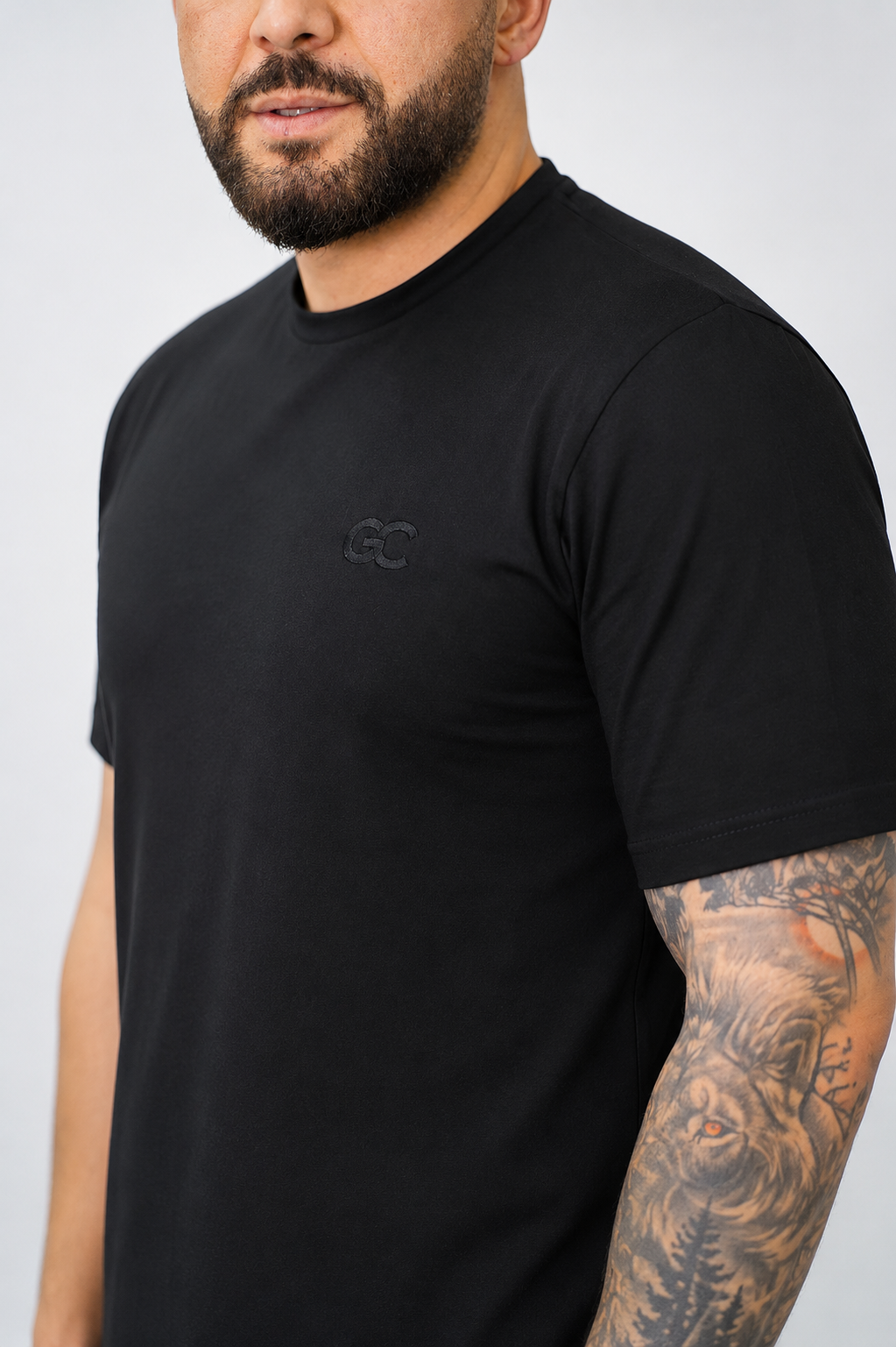 GC SIGNATURE TSHIRT BLACK