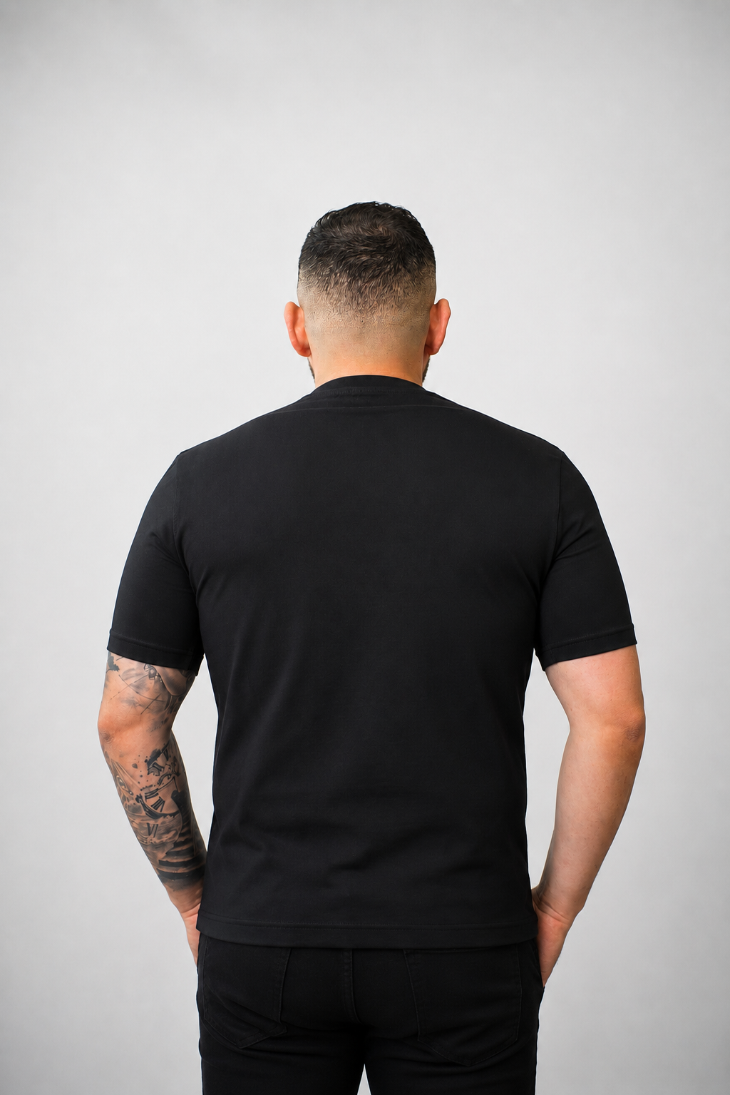 GC SIGNATURE TSHIRT BLACK