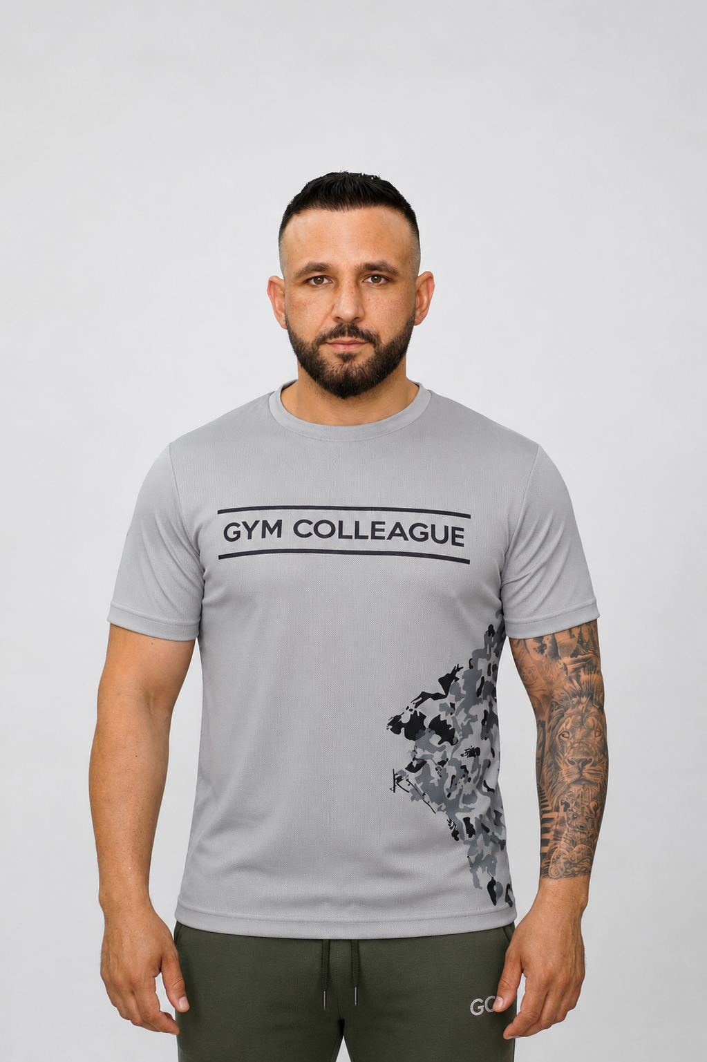 GC PRO TEE STONE GREY