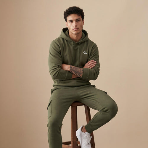 GC CARGO TRACKSUIT SET-IN OLIVE GREEN