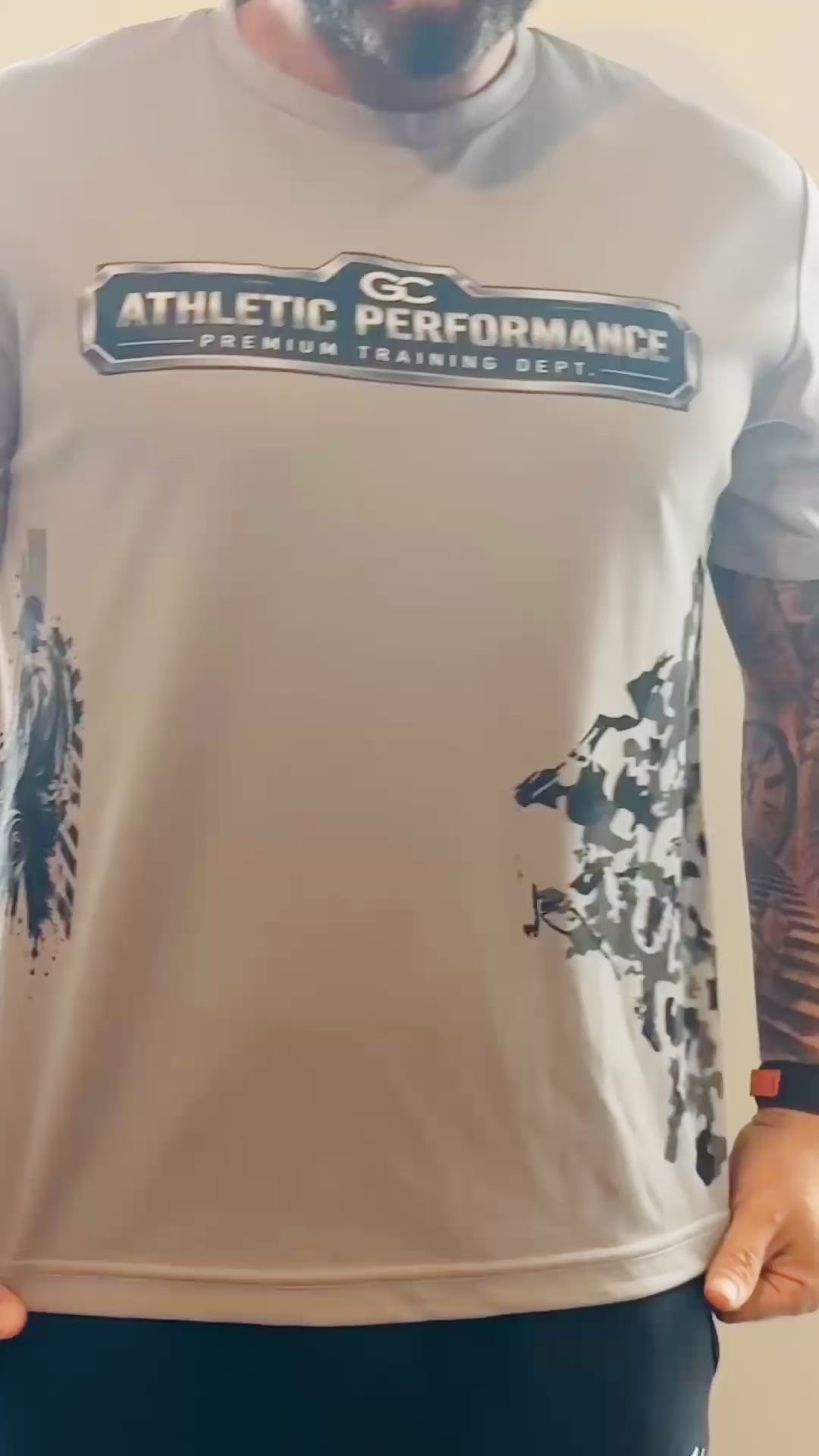 GC Graphic Training Tee - Breathable Air Holes Fabric